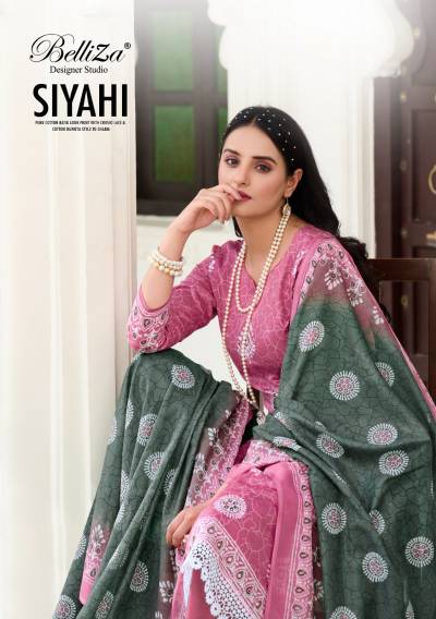 Siyahi By Belliza Fancy Cotton Summer Wear Salwar Kameez Collection